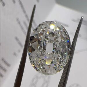 4.09 Carat D VS1 Antique Inspired Cut Oval Lab Diamond Loose For Engagement Ring
